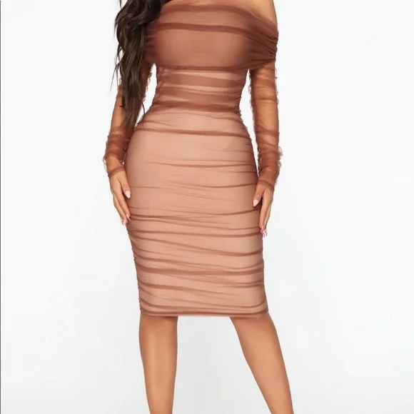 Fashion Nova Dresses Bandage Midi Dress Poshmark